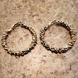 Chunky Circle Hoop Earrings